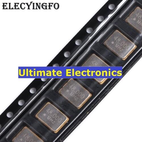 10pcs SMD Active Crystal 7050 48.000MHz 48mhz 25PPM 3.3V 5*7mm 4feet 5070 Resonator
