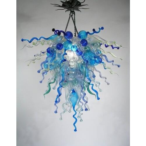100% Mouth Blown CE UL Borosilicate Murano Glass Art Excellent Living Room Chandeliers Lamps