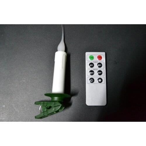 12pcs/set Christmas Tree LED Candles Lights Battery Operated with soft flame covering nice effect + Wireless Remote Control