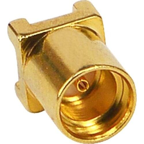 2 Pieces MMCX Thru Hole Jack short type Female PCB Mount Connector with Solder Post Center Solder PCB Mount