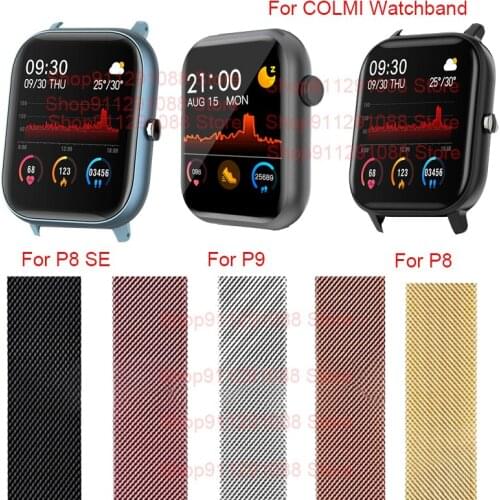 20MM Strap For COLMI P9 P8 Pro SE P10 P11 Smart Watch Band Magnetic Loop Wristband Strap For COLMI V23 Pro/Land 1/Land 2S Correa