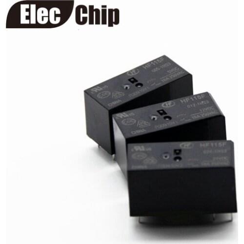 5pcs/lot relays HF115F JQX115F-005-1HS3 JQX-115F-012-1HS3 JQX-115F-024-1HS3 5V 12V 24V 16A250vac 6PIN