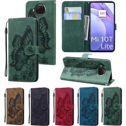 Mi 11 Phone Case for Fundas Xiaomi Poco X3 NFC M3 10T Lite 5G 10 T Pro Matte Flip Capa Vintage 3D Emboss Wallet Protection Cover