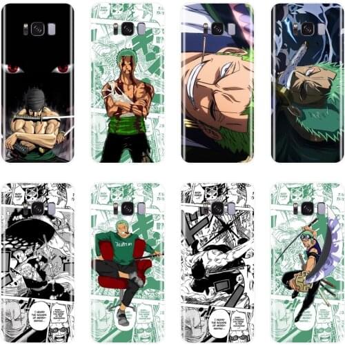 Roronoa Zoro Case For Samsung Galaxy S5 S6 S7 Edge S8 S9 Plus Silicone Back Cover For Samsung Galaxy Note 4 5 8 9 Phone Case