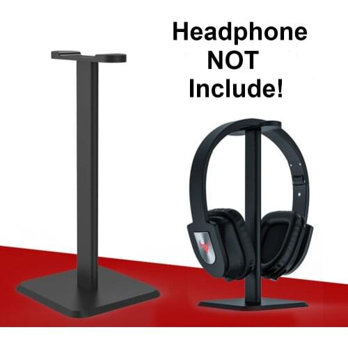POYATU Aluminum Metal Gaming Headphone Stand Bracket Earphone Holder Desk Display Rack Headset Holder For All Size Headphones