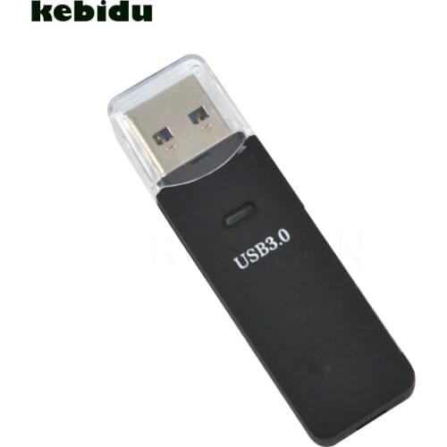 Kebidu New High Speed 5Gbps Mini USB 3.0 Micro MicroSD SDXC SD Card TF Card Reader USB3.0 Memory Card Reader Adapter Single Slot