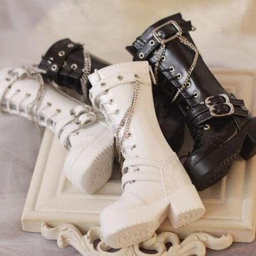 BJD doll uncle four points three points in the barrel shoes black and white and dichromatic optional