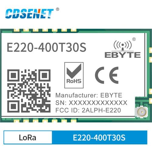 LLCC68 LoRa Module 433MHz 470MHz 30dBm10km Long Range RSSI WOR Watchdog CDSENET Wireless Transceiver Receiver for Smart Building