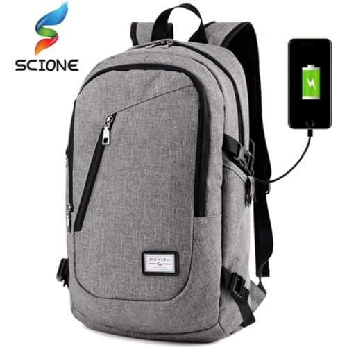 Hot Multifunction USB charging Men 15inch Laptop Gym Backpacks For Teenager Fashion Male Travel Outdoor Sports Fitness backpack