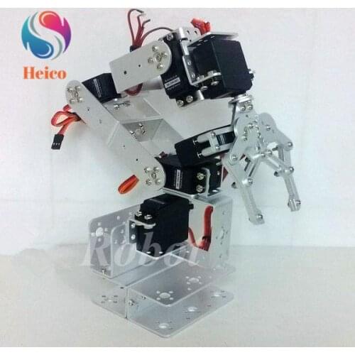 NEW 6DOF Robot Arm 3 Rotation Robotic Clamp Claw With MG996R Servo Wireless Controller Kit Mechanical Model for DIY RC Car