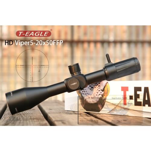 TEAGLE Viper Pro HD5-20x50FFP Long Range Riflescope Shockproof Waterproof Optical Sight Collimator Airguns Scope For Hunting