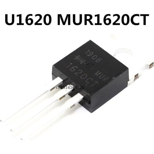Original new 5pcs/ U1620 MUR1620CT 16A/200V TO-220