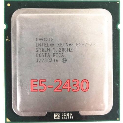 Intel Xeon CPU E5 2430 SR0LM cpu 2.2GHz 6-Core 15M LGA 1356 E5-2430 processor 2430