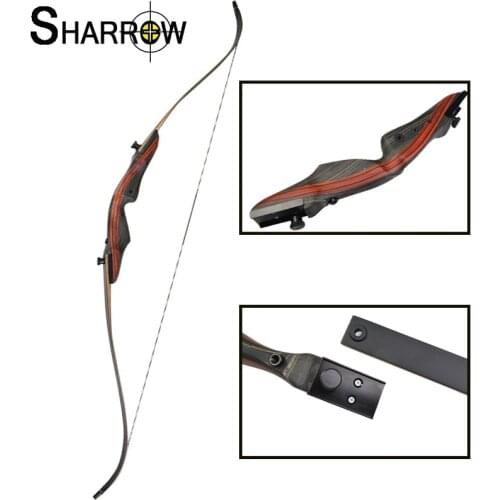 1set 20-50lbs Archery Recurve Bow Takedown Longbow Interlayer Maple Sheet Limbs Draw Length 28" for Shooting Hunting Accessories