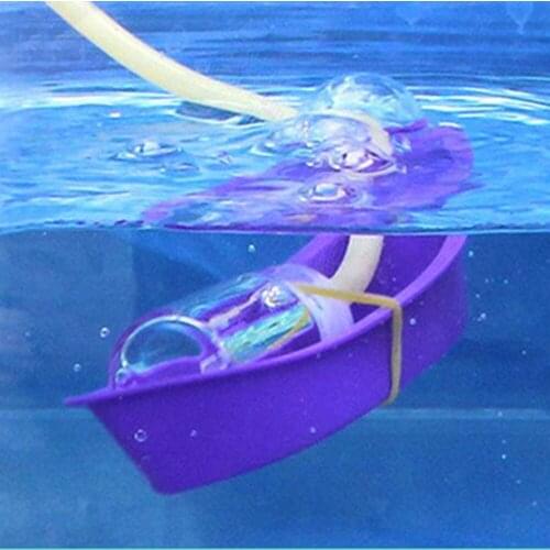 Homemade Experimental salvage boat Fun physics science experiment child kids students technology equipment diy material