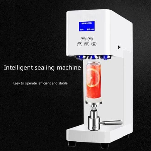 Smart Can Sealing Machine Commercial Plastic Canned Beverage Sealing Machine Milk Tea Shop Equipment