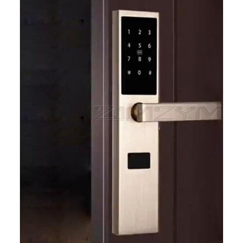 Titanium Aluminum Alloy Smart Door Lock Key/Password Lock Snti-Theft Foor Lock Remote APP Unlocking Bluetooth-compatible