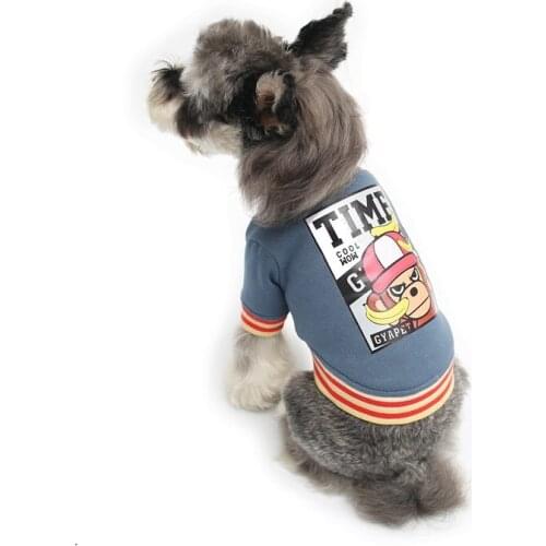 Thicken Plush Warm Pet Dog Clothes for Medium and Large Dogs Dog Baseball Uniforms