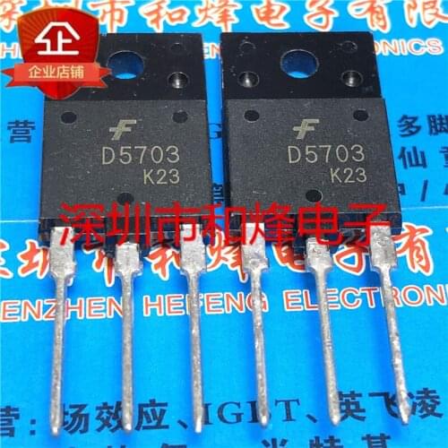 10PCS KSD5703 D5703 TO-3PF 1500V 10A 100% New&original