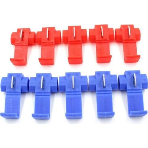 10Pcs Universal Crimp Terminals Electrical Cable Connectors Splice Lock Wire Terminals Crimp butt connector electrical connector