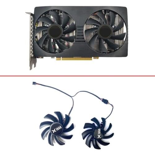 2pcs DIY FAN 85MM FD7010H12S GTX1060 GPU FAN For Manli GTX 1060 Gallardo OC Cooling Fans