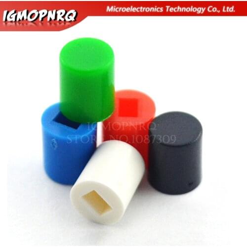 20PCS/LOT For 5.8*5.8/7*7/8*8/8.5*8.5mm Cylindrical cap Self Locking Push Tactile Power Micro Switch Kit 6 Pin Button Switches