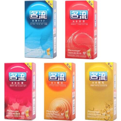 50pcs G-spot Condoms Big Particle Stimulation Penis Sleeve Delay Ejaculation Condones Contraception for Men Couple Sex Games