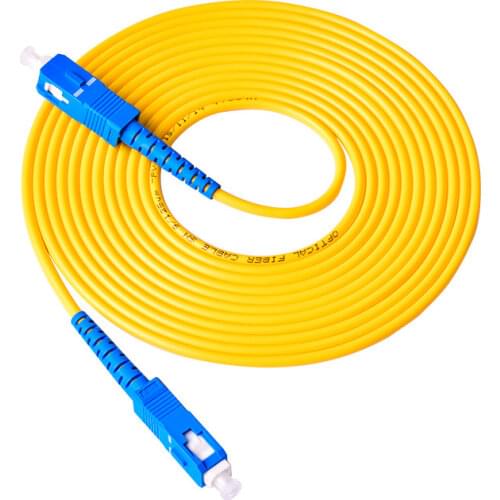 10 Meters SC-SC SM SX 3mm 10M 9/125um SC/PC Fiber Optic Patch Cord Optical Fiber Jumper Cable
