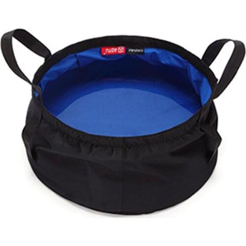 8.5L Outdoor Travel Folding Camping Washbasin Ultra-light Portable Basin Bucket Camping Survival Military Travel Kits