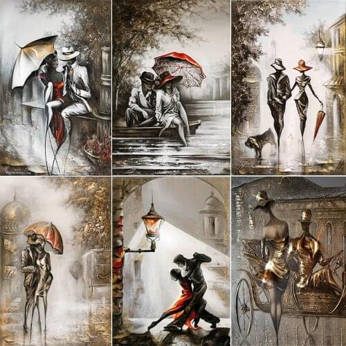 Full Square/Round 5D Diy Diamond Painting Romantic Couple Diamond Embroidery Mosaic Cross Stitch Kit Art Deco Wall Gift 2020 New