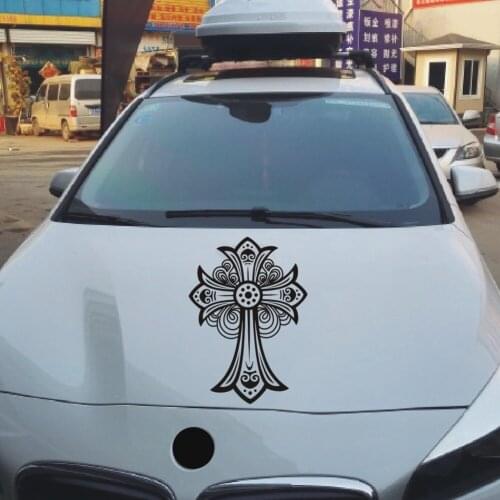 The Holy Cross Jesus Car Sticker Motorcycle Cars Accessories Fashion Personality Body Bumper Decoration Waterproof Decal