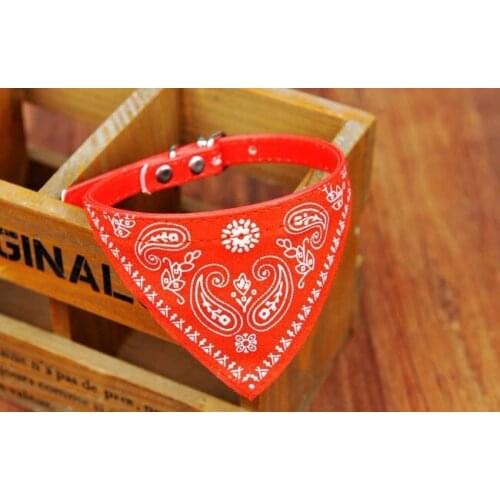 Free ship Wholesale Cat Dog Collar For Small Dog Puppy Pet Products Dog Clothes Cat Puppies Collars Scarf Neckerchief Necklace