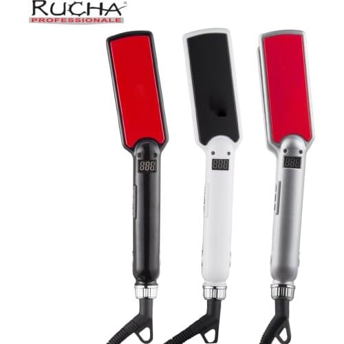 Hair Curler MCH Fast Warm-Up 470F Titanium Keratin Wide Plates and Narrow Board Hair Straight or Curls Hair Styling Tools