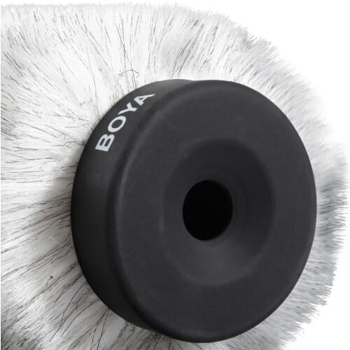 BOYA BY-P180 Furry Outdoor Interview Windshield Muff for Capacitor Microphones Universal wind Protection 160mm Length