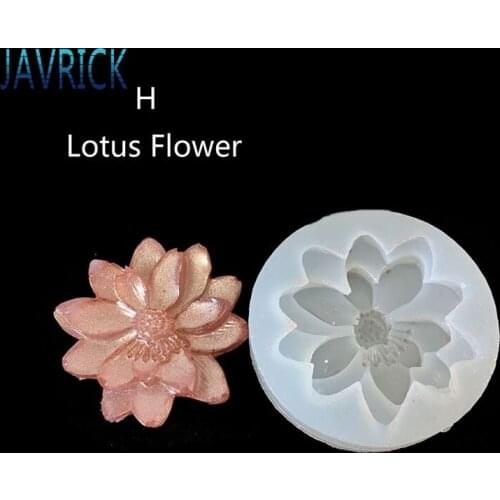 DIY Flower Silicone Molds Resin Camellia Peony Daisy Lotus Flower Jewlery Making F3MD