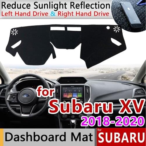 For Subaru XV 2018 2019 2020 Anti-Slip Mat Dashboard Cover Pad Sunshade Protect Carpet Anti-uv Dashmat Car Accessories WRX STI