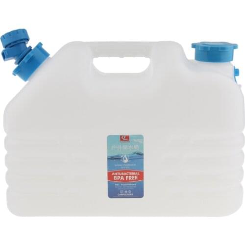 MagiDeal 10.5L Reusable Plastic Water Bottle Jug Container Pail Tank for Car Washing Gardening Home Outdoor Cooking Drinking