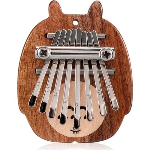Kalimba thumb piano 8 keys, mini Kalimba Cat-shaped finger piano, children’s gifts, exquisite pendants
