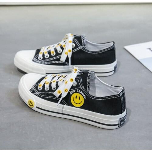 Canvas Shoes Women Vulcanize Shoes student Solid color Sneakers Ladies Flats Casual Breathable Walking travel Tennis shoes new