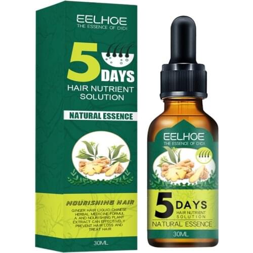 30ml 5 Days Fast Hair Regrowth Oil Serum Growth Essence Prevent Nourishing Damaged Repair Hair Conditioner Hair Deep Care