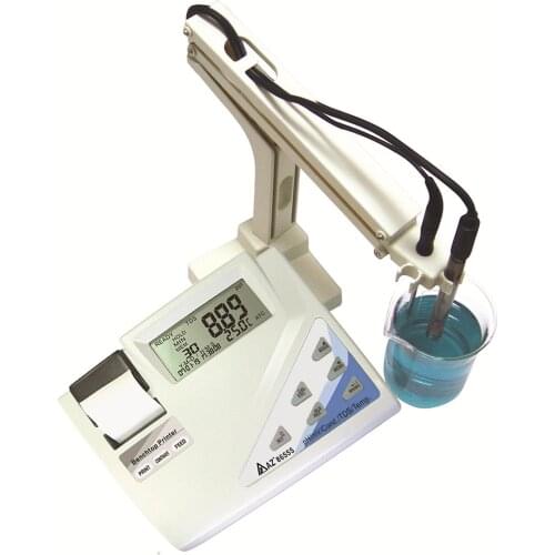 AZ86555 desktop water quality meter-pH/ORP/Cond./TDS/salinity printer pH, mV, ORP, conductivity, TDS, salt and temperature