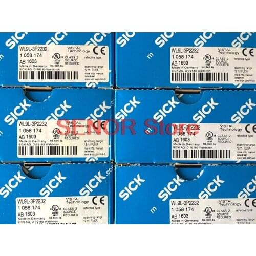 New original mirror reflection photoelectric switch WL9L-3P2232/3P2432 laser PNP
