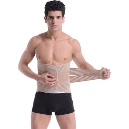 New Lumbar Waist Support Belt Waist Trainer Strong Lower Back Brace Support Corset Belt Slim Belt for Sports Pain Relief