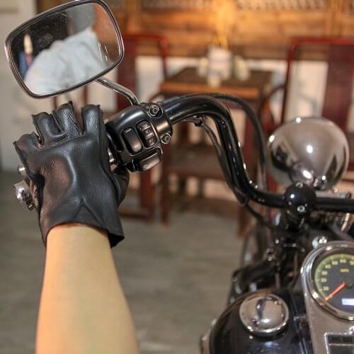 Genuine GL-LP3 Super Offer! 0.8mm thick glove good quality deer leather durable rider Gloves 3 sizes