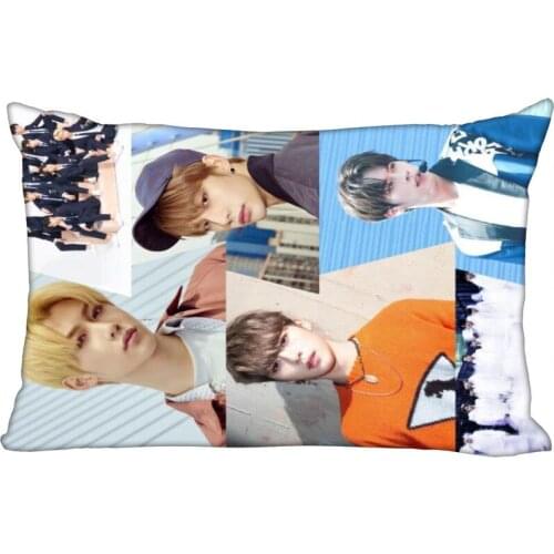 Custom Pillowcase Cover Stray Kids Rectangle Zipper Pillow Cover Satin Fabric Pillowcase 40x60cm,50X75cm(Two sides)0317