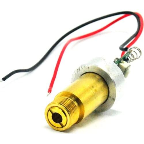 Industrial 532nm 200mW 3.7-4.2V Green Laser Dot Module Diode with aluminium heatsink w/ Driver & Spring