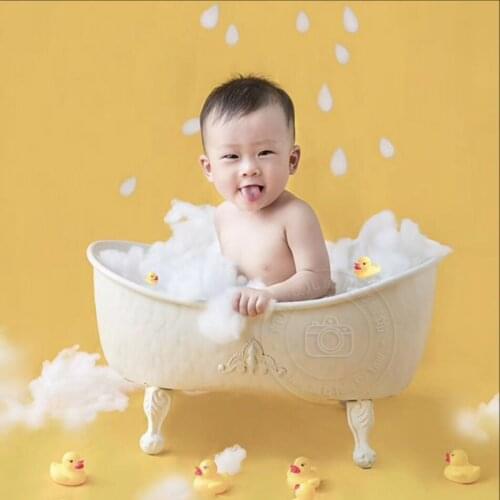 Newborn Baby Photography Props Shower Bathtub Infant Photo Studio Posing Basket Accessories