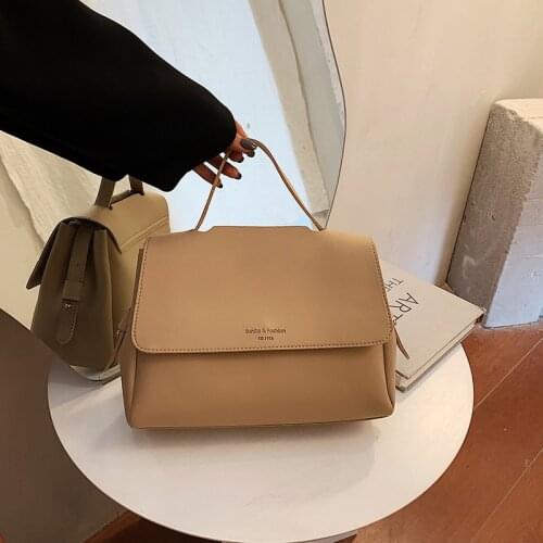Pu Leather Autumn Winter Crossbody Bags for Women New Simple Shoulder Bag Large Capacity Handbags Commuter Shoulder Bag Totes