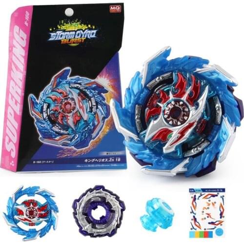 Superking Sparking B-160 Booster King Helios.Zn B160 Bey Blade Blades Metal Fusion Bayblade High Performance Battling top