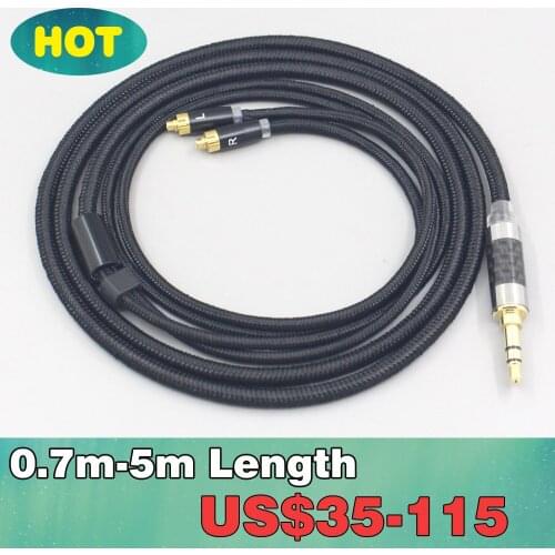 2.5mm 4.4mm Type C 3.5mm Super Soft Headphone Nylon OFC Cable For Dunu dn-2002 Earphone LN007516